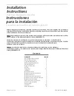 Preview for 1 page of Frigidaire SWS1233CQ1 Installation Instructions Manual