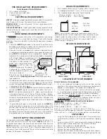 Preview for 2 page of Frigidaire SWS1233CQ1 Installation Instructions Manual