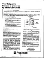 Preview for 11 page of Frigidaire UF-13H Use & Care Instructions Manual