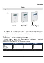 Frigor Tstat Series Manual preview