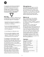 Preview for 2 page of Frigor VT Series Instructions For Use Manual