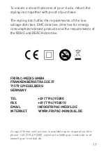 Preview for 18 page of Fripac Mondial K-4225 User Manual