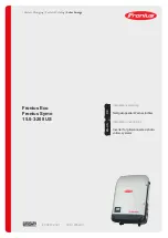 Preview for 1 page of Fronius Eco 15.0-3-208 US Installation Instructions Manual