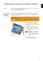 Preview for 31 page of Fronius IG 2000 Operating Instructions Manual