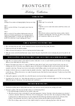 Preview for 3 page of Frontgate 61439 Assembly Instructions Manual