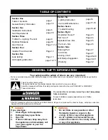 Preview for 2 page of Frontgate 720 Installation Instructions And Use & Care Manual