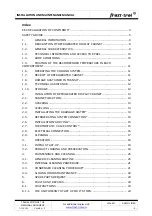 Preview for 2 page of frost-trol WALEN Installation And Maintenance Manual