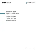 FujiFilm ApeosPro C650 Reference Manual preview