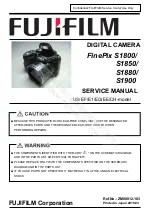 FujiFilm FinePix S1800 Series Service Manual preview