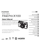 FujiFilm FINEPIXX100 Owner'S Manual preview