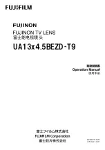 FujiFilm FUJINON HA14x4.5 BEZD-T58B Operation Manual preview