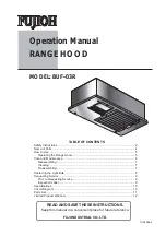 Fujioh BUF-03R Operation Manual preview