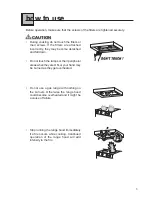 Preview for 5 page of Fujioh BUF-06W Operation Manual