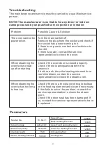 Preview for 25 page of Fujioh FV-ML71 Operating & Installation Manual