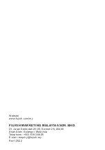 Preview for 56 page of Fujioh FV-ML71 Operating & Installation Manual