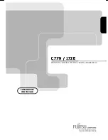 Preview for 1 page of Fujitsu Siemens Computers 172E Operating Manual