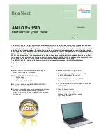 Preview for 1 page of Fujitsu Siemens Computers AMILO Pa 1510 Datasheet