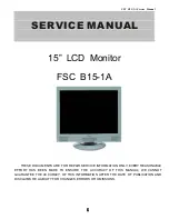 Preview for 1 page of Fujitsu Siemens Computers FSC B15-1A Service Manual