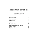 Preview for 5 page of Fujitsu Siemens Computers SCENICVIEW B17-5 Operating Manual