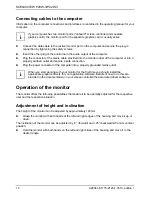 Preview for 20 page of Fujitsu Siemens Computers SCENICVIEW P20W-3 Operating Manual