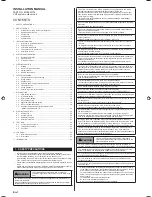 Preview for 2 page of Fujitsu Airstage AJH108LALH Installation Manual