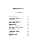 Preview for 5 page of Fujitsu CELSIUS H720 Operating Manual