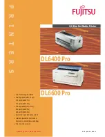 Fujitsu DL6400PRO Technical Specifications preview