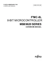 Preview for 1 page of Fujitsu F2MC-8L MB89620 Series Hardware Manual