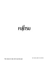 Preview for 40 page of Fujitsu FD-1100MT User Manual