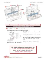 Preview for 2 page of Fujitsu fi-6240C Cleaning Instructions