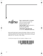 Preview for 20 page of Fujitsu FPCKB51A1P User Manual