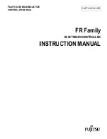 Preview for 1 page of Fujitsu FR Family Instruction Manual