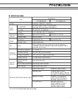 Preview for 3 page of Fujitsu FTP-627MCL053 Specification Sheet