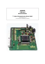 Preview for 1 page of Fujitsu JASMINE Manual