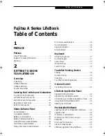 Preview for 5 page of Fujitsu LifeBook A-4170 User Manual