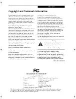 Preview for 3 page of Fujitsu LifeBook A6020 User Manual