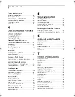 Preview for 6 page of Fujitsu LifeBook B6220 User Manual