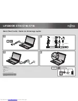 Fujitsu lifebook e736 Quick Start Manual preview