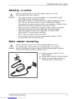 Preview for 21 page of Fujitsu Lifebook E751 Operating Manual