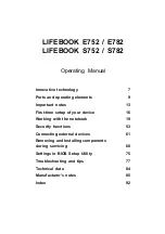 Preview for 5 page of Fujitsu LifeBook E752 Operating Manual