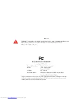 Preview for 3 page of Fujitsu Lifebook NH570 User Manual