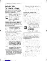 Preview for 66 page of Fujitsu LIFEBOOK P Series Manual