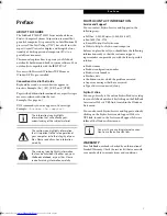 Preview for 9 page of Fujitsu Lifebook P7010 User Manual