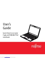 Preview for 2 page of Fujitsu LifeBook P702 User Manual