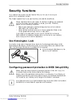 Preview for 41 page of Fujitsu Lifebook PH530 Operating Manual