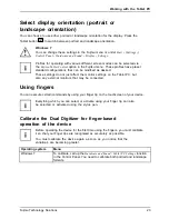 Preview for 27 page of Fujitsu LifeBook Stylistic Q550 Operating Manual