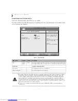 Preview for 6 page of Fujitsu LifeBook T4210 Bios Manual