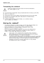 Preview for 20 page of Fujitsu lifebook t726 Operating Manual