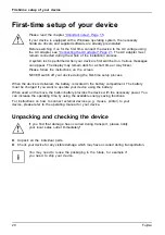 Preview for 22 page of Fujitsu lifebook t726 Operating Manual