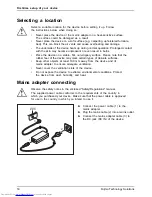 Preview for 22 page of Fujitsu Lifebook T731 Operating Manual